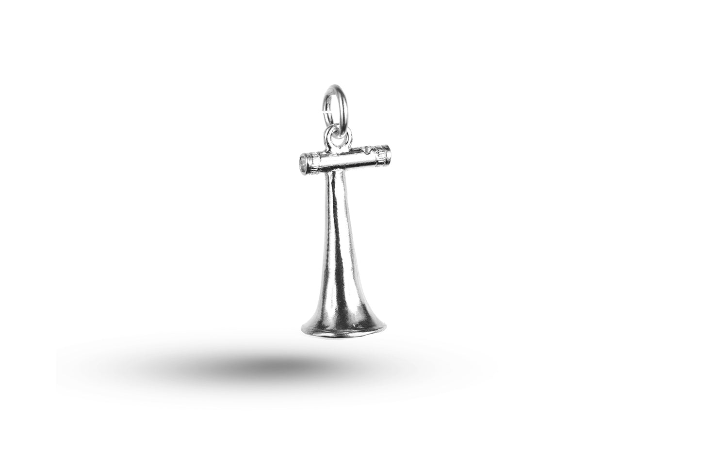 White gold Kazoo charm.