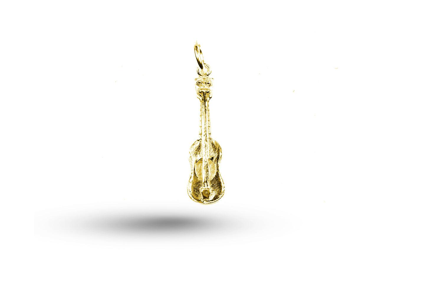 Yellow gold Spanish Guitar charm.