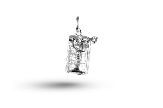 White gold Mouse in Sardine Tin charm.