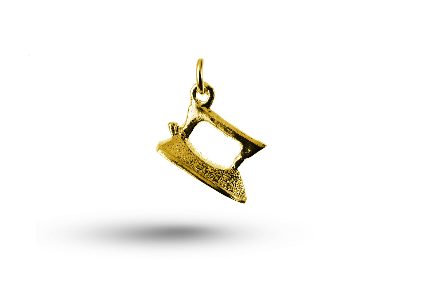 Yellow gold Iron charm.