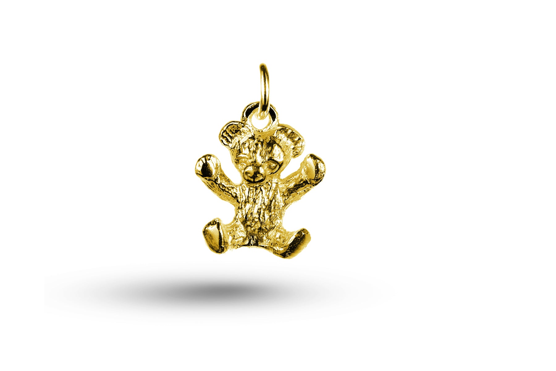 Yellow gold Waving Teddy charm.