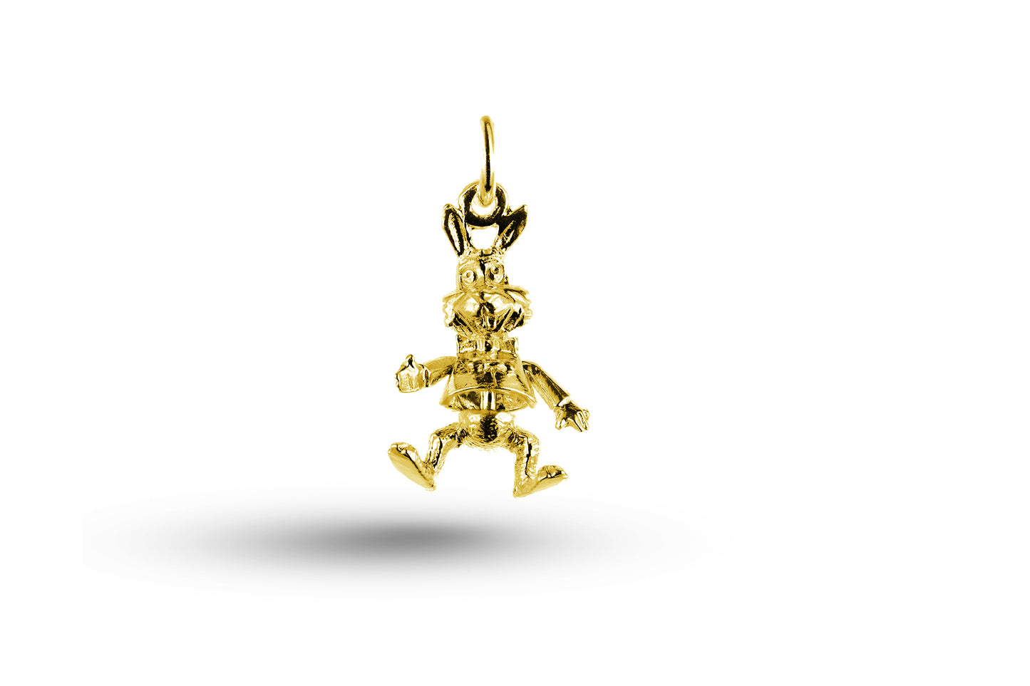 Yellow gold Mr Rabbit charm.