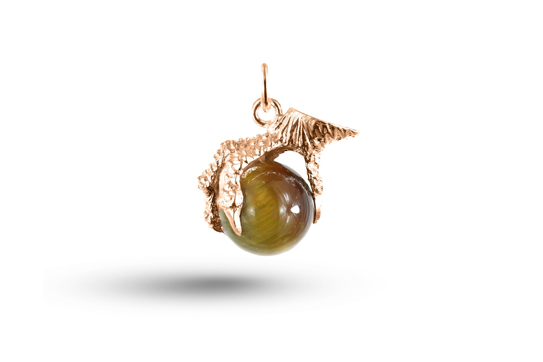 Rose gold Grouse Claw charm.