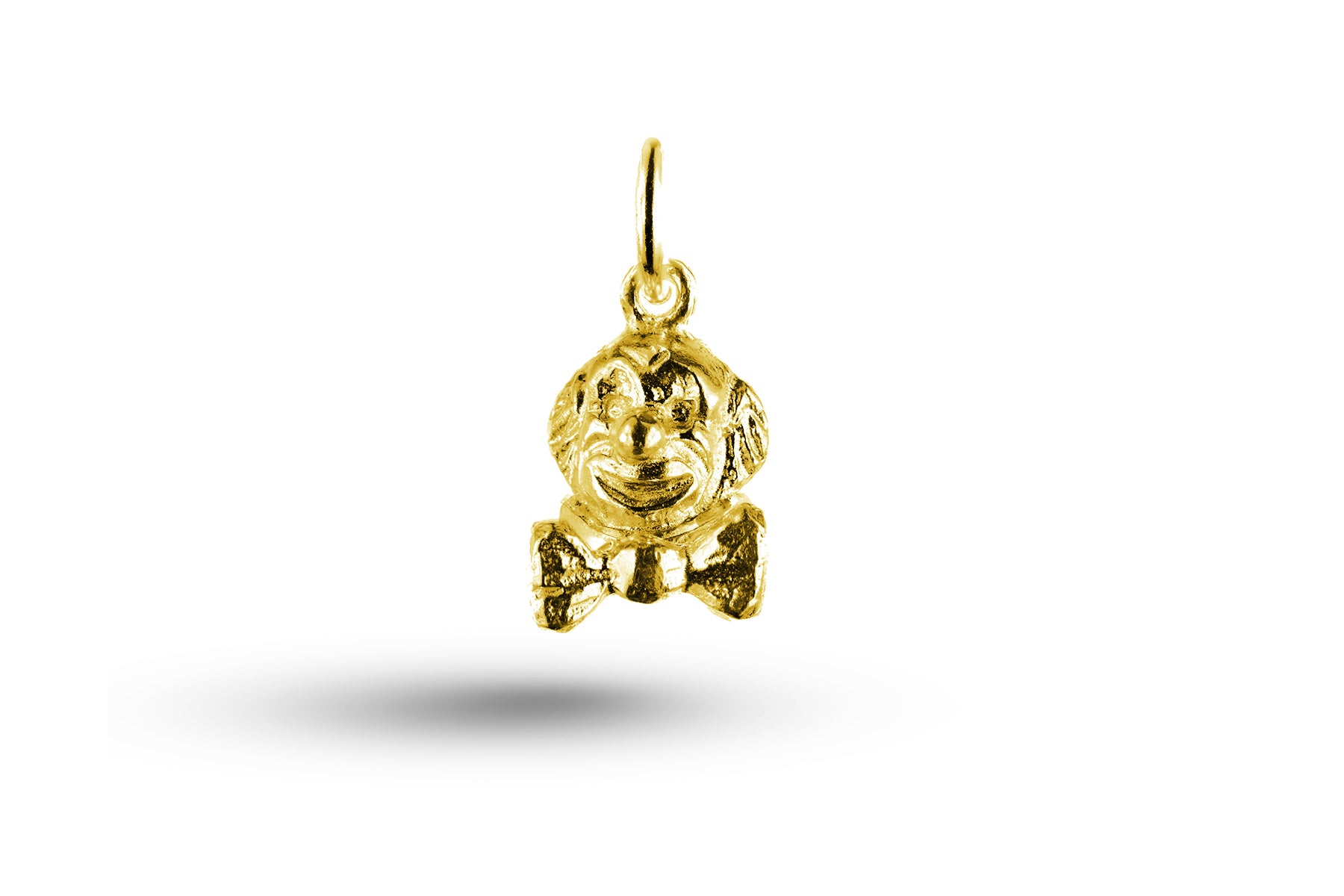 Yellow gold Clown Head charm.