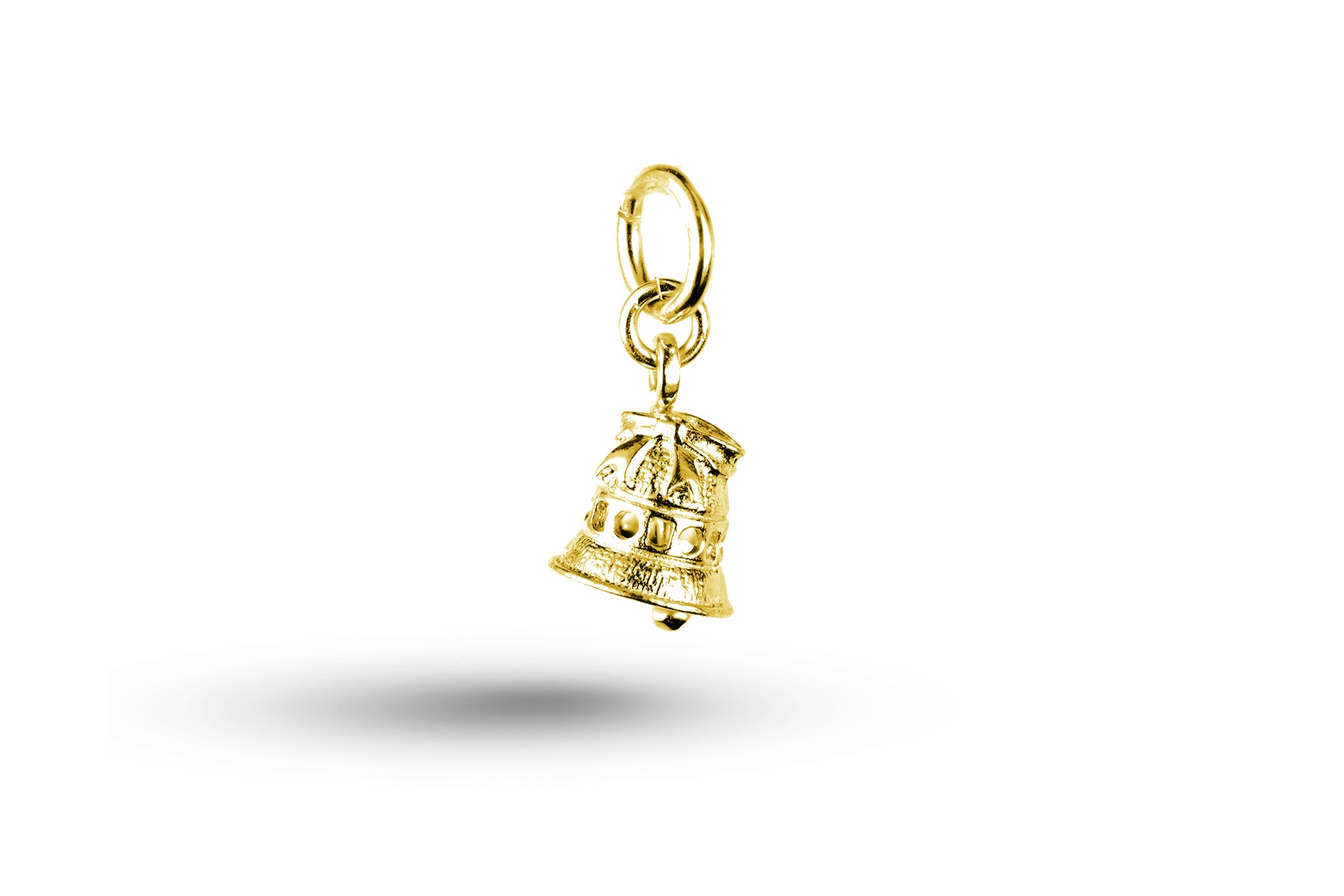 Yellow gold Wedding Bells charm.