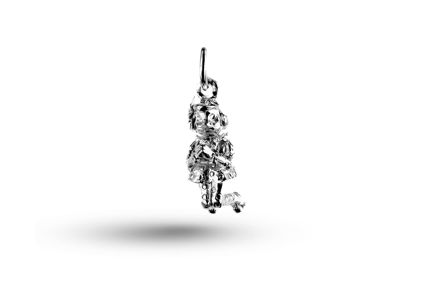 White gold Praying Girl charm.