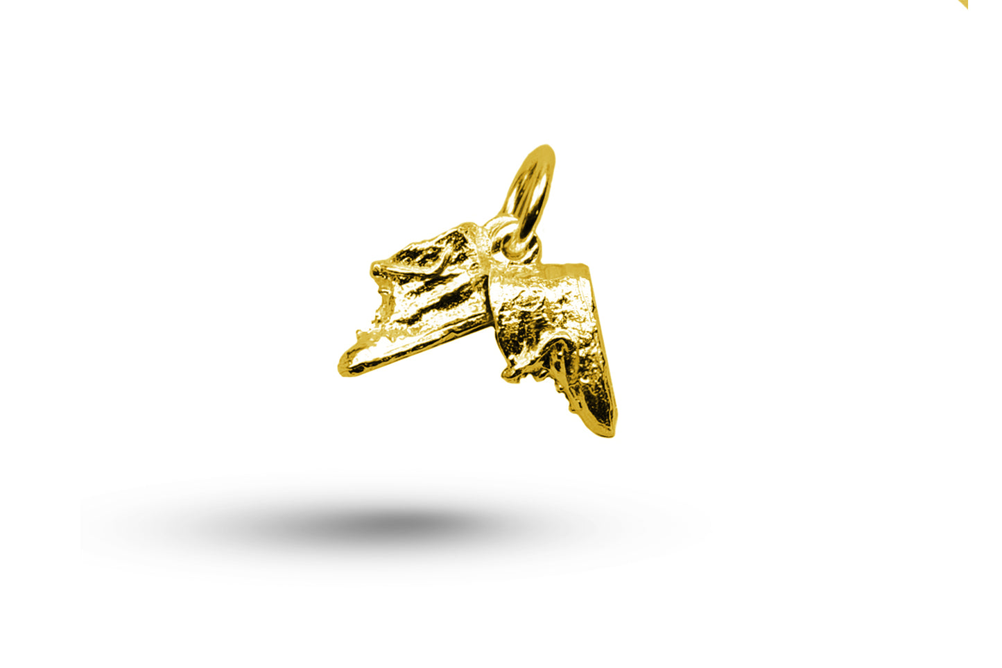 Yellow gold Pair of Booties charm.