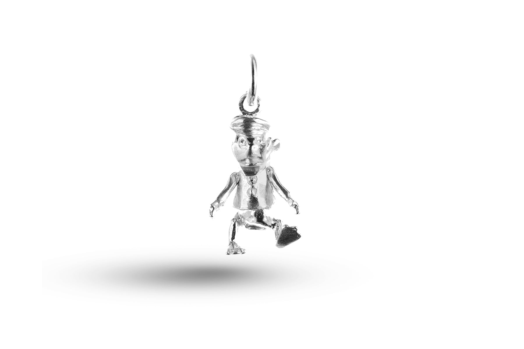 White gold Mr Duck charm.