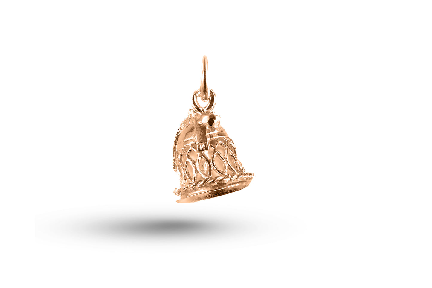 Rose gold Dutch Girl charm.