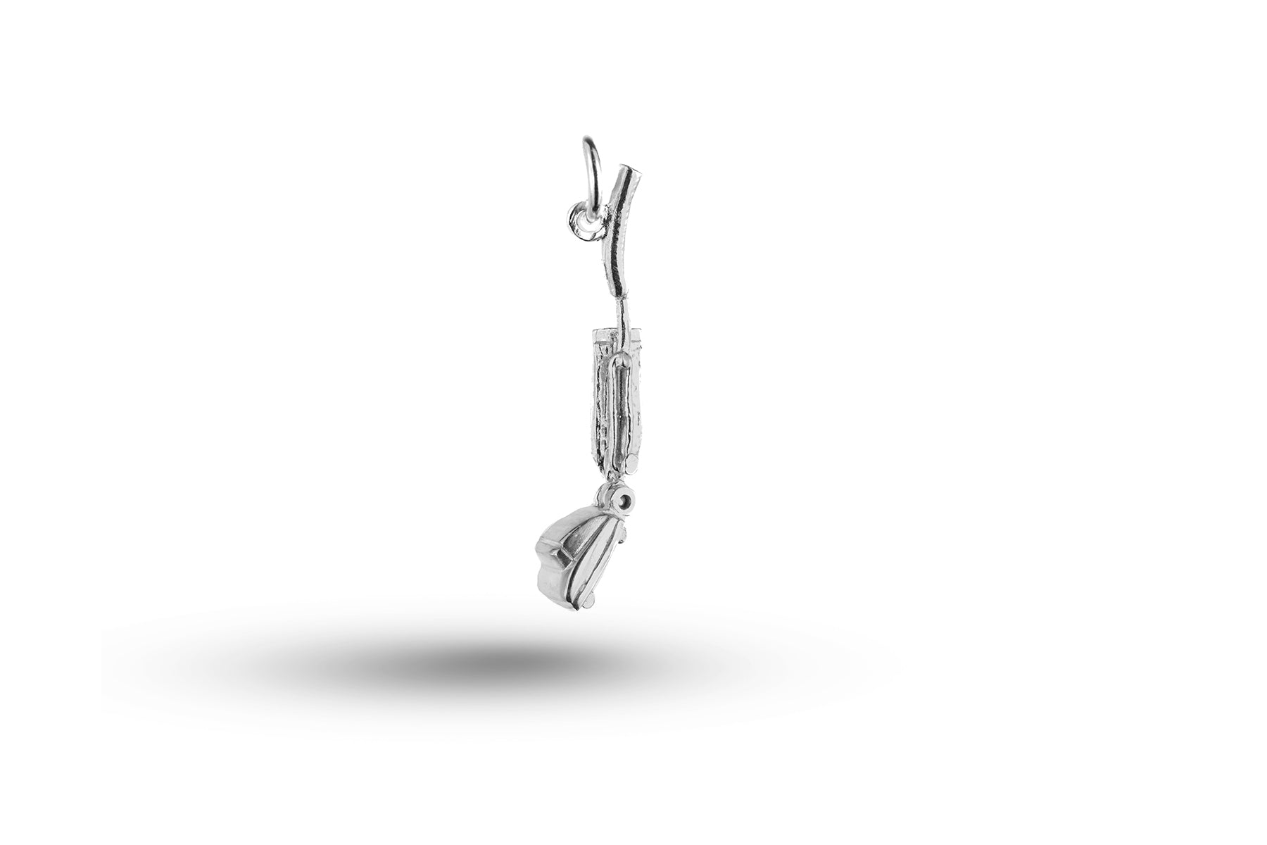 White gold Vacuum Cleaner charm.