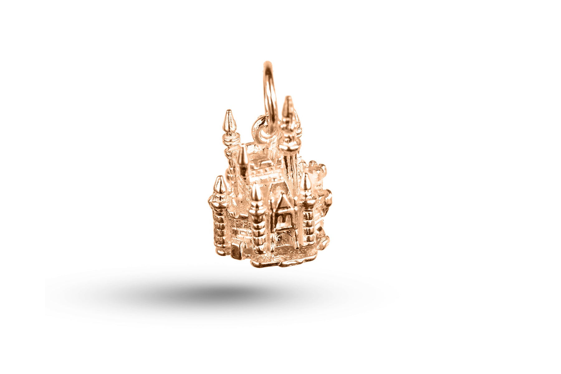 Rose gold Fairy Castle charm.