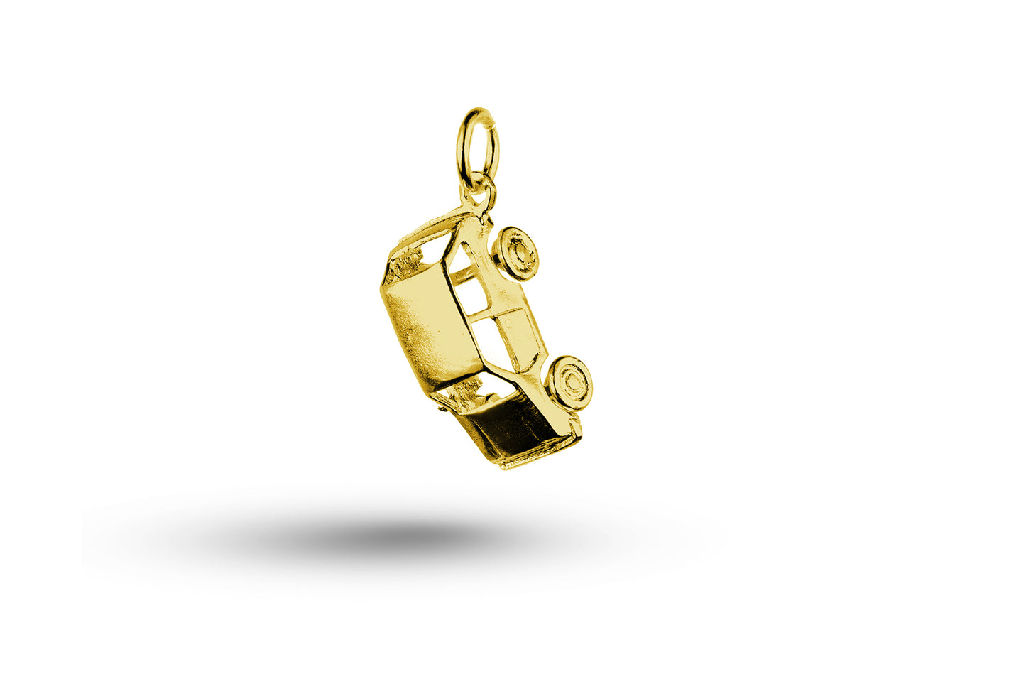 Yellow gold Mini Car charm.