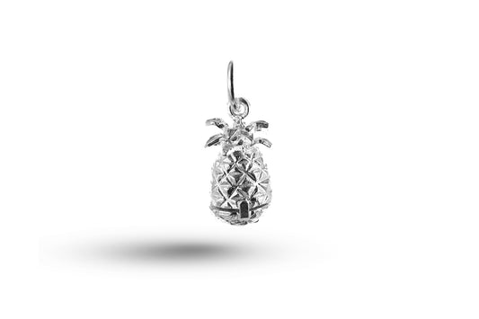 White gold Pineapple charm.