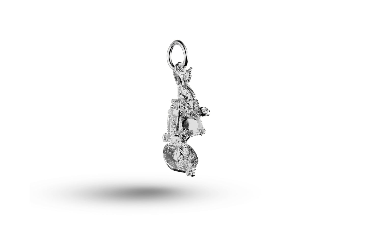 White gold open Mrs Bunny charm.