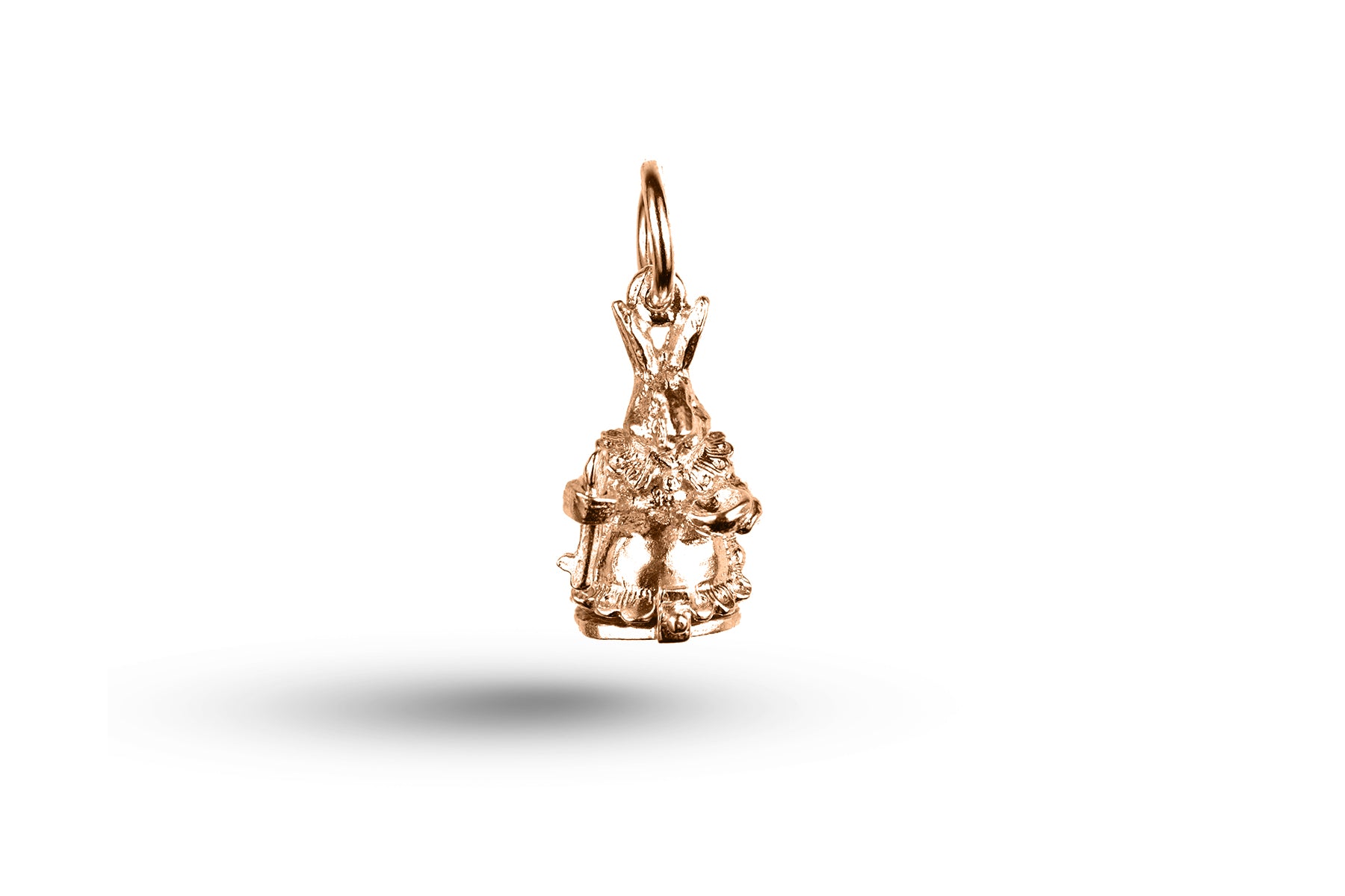 Rose gold Mrs Bunny charm.