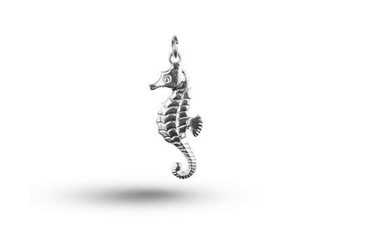 White gold Sea Horse charm.