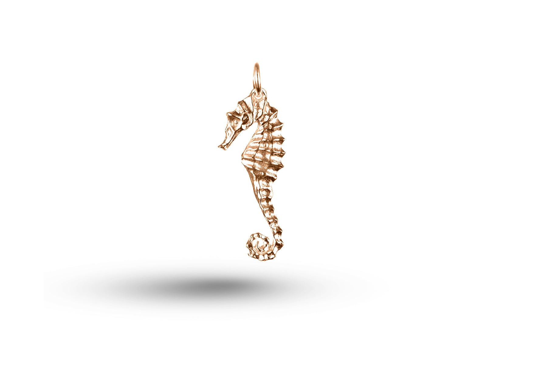 Rose gold Sea-Horse charm.