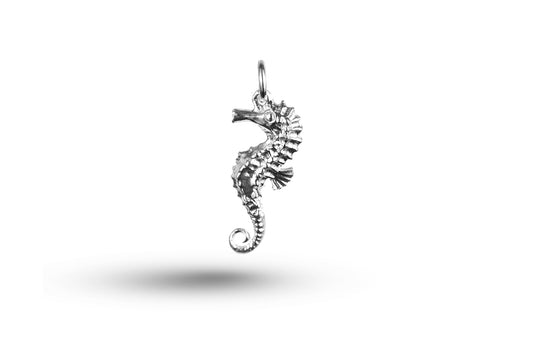 White gold Pretty Seahorse charm.