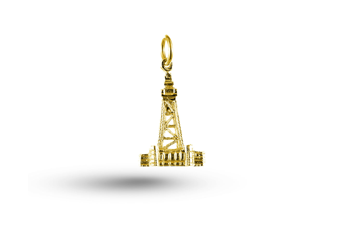 Luxury yellow gold Blackpool Tower charm.