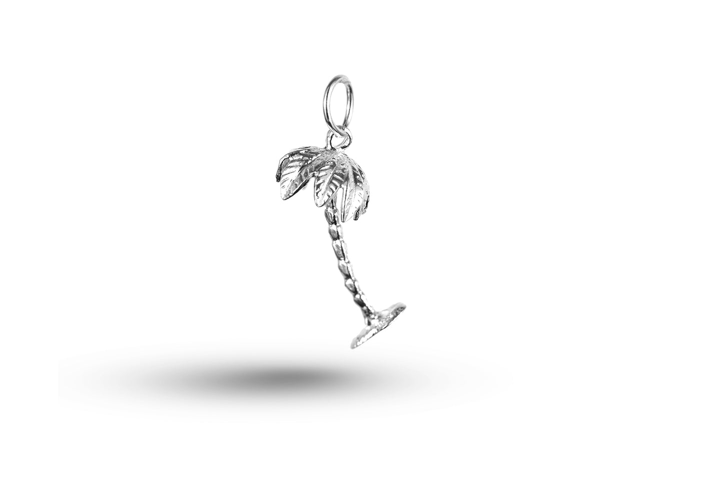 White gold Palm Tree charm.