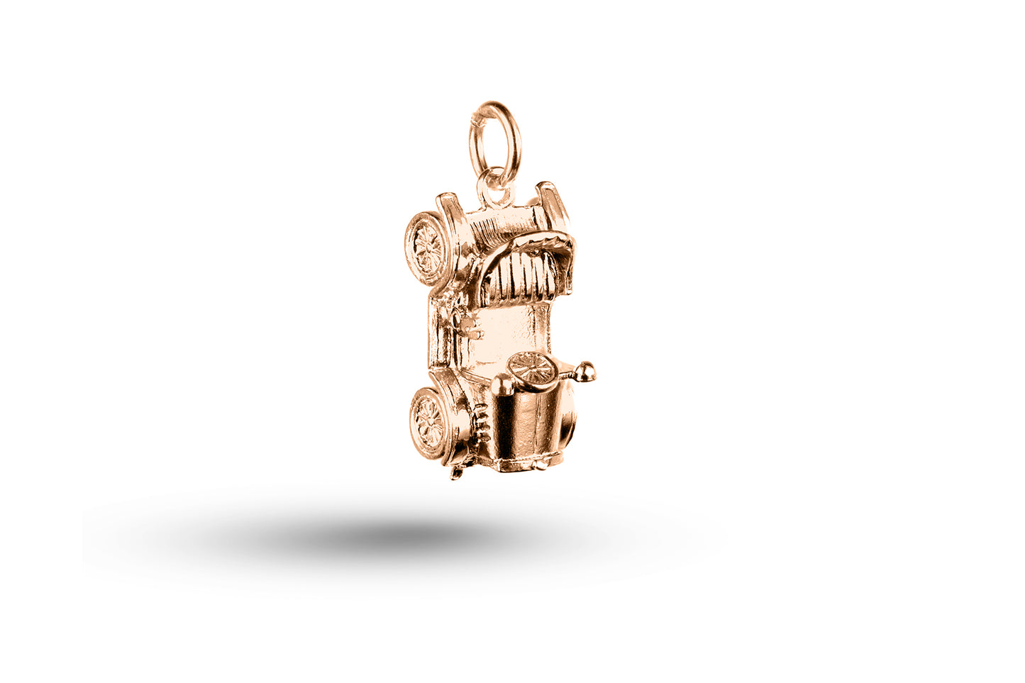 Rose gold Vintage Car charm.