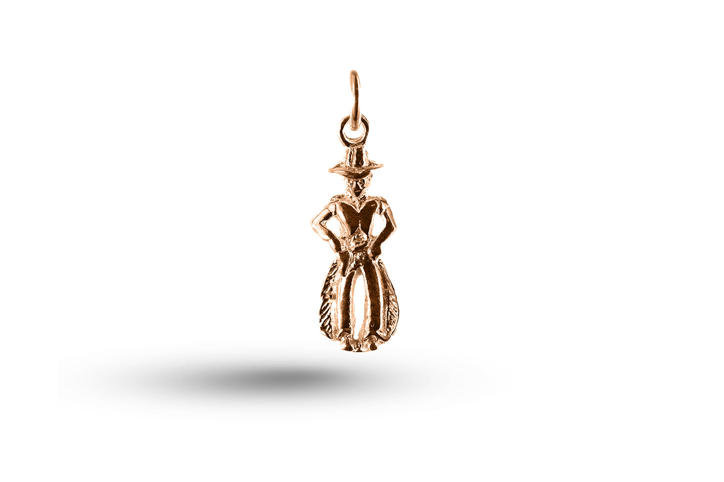 Rose gold Cowboy charm.