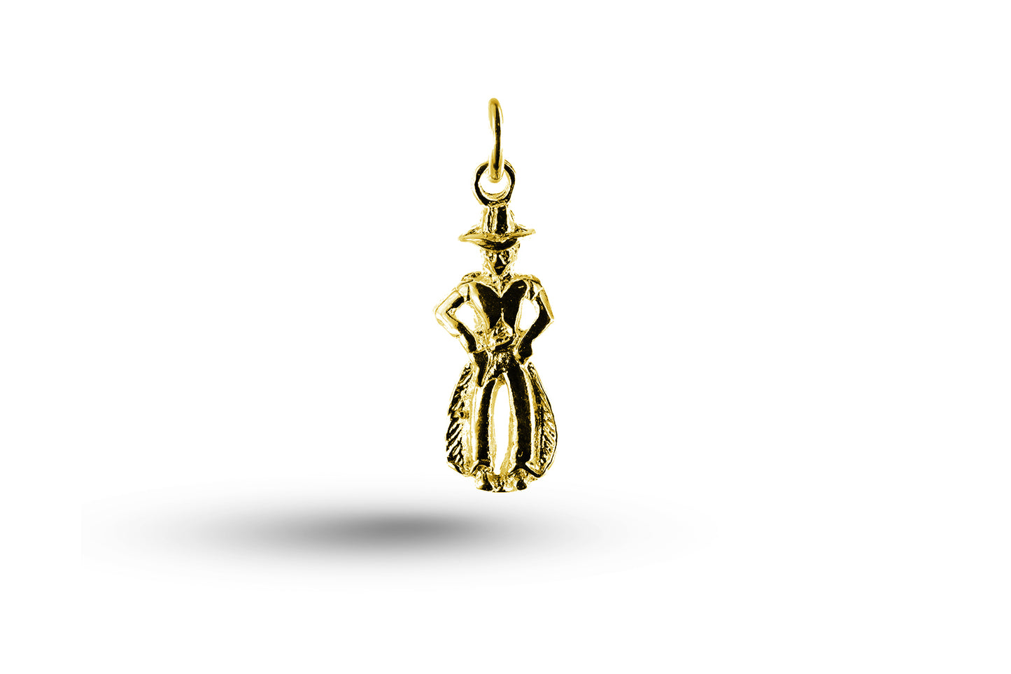 Yellow gold Cowboy charm.