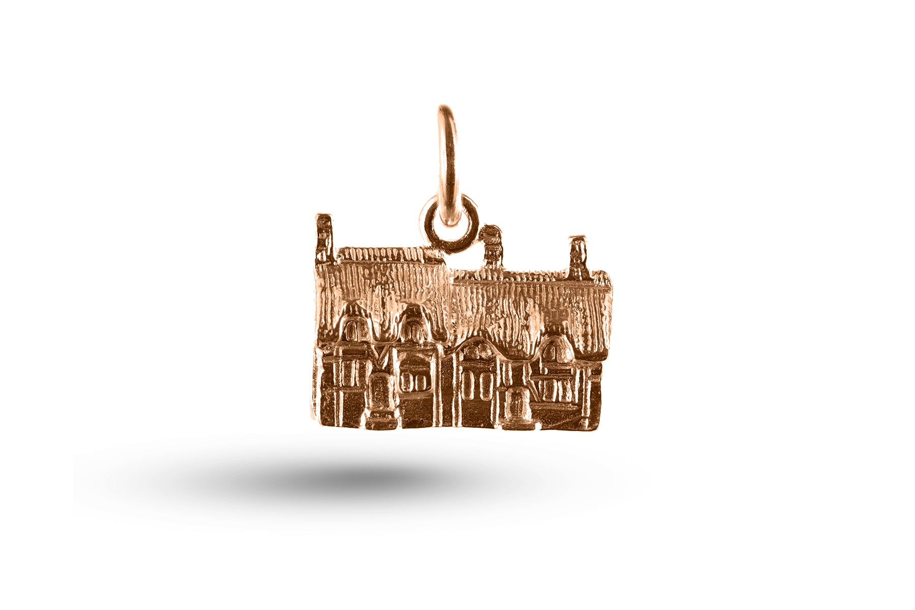 Luxury rose gold Anne Hathaway cottage charm.