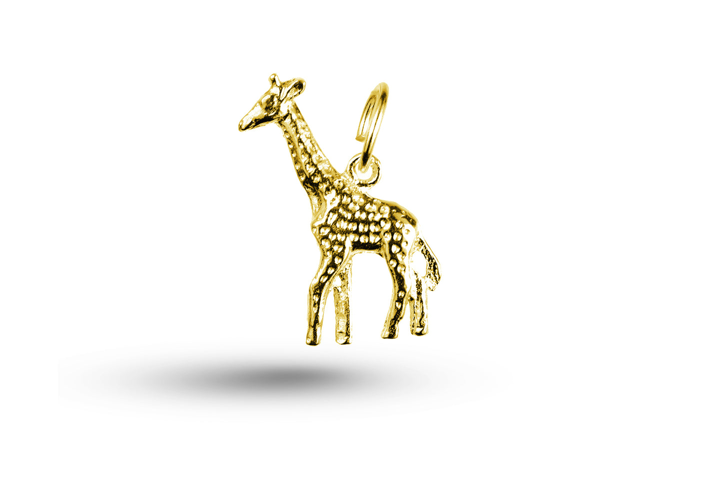 Yellow gold Giraffe charm.