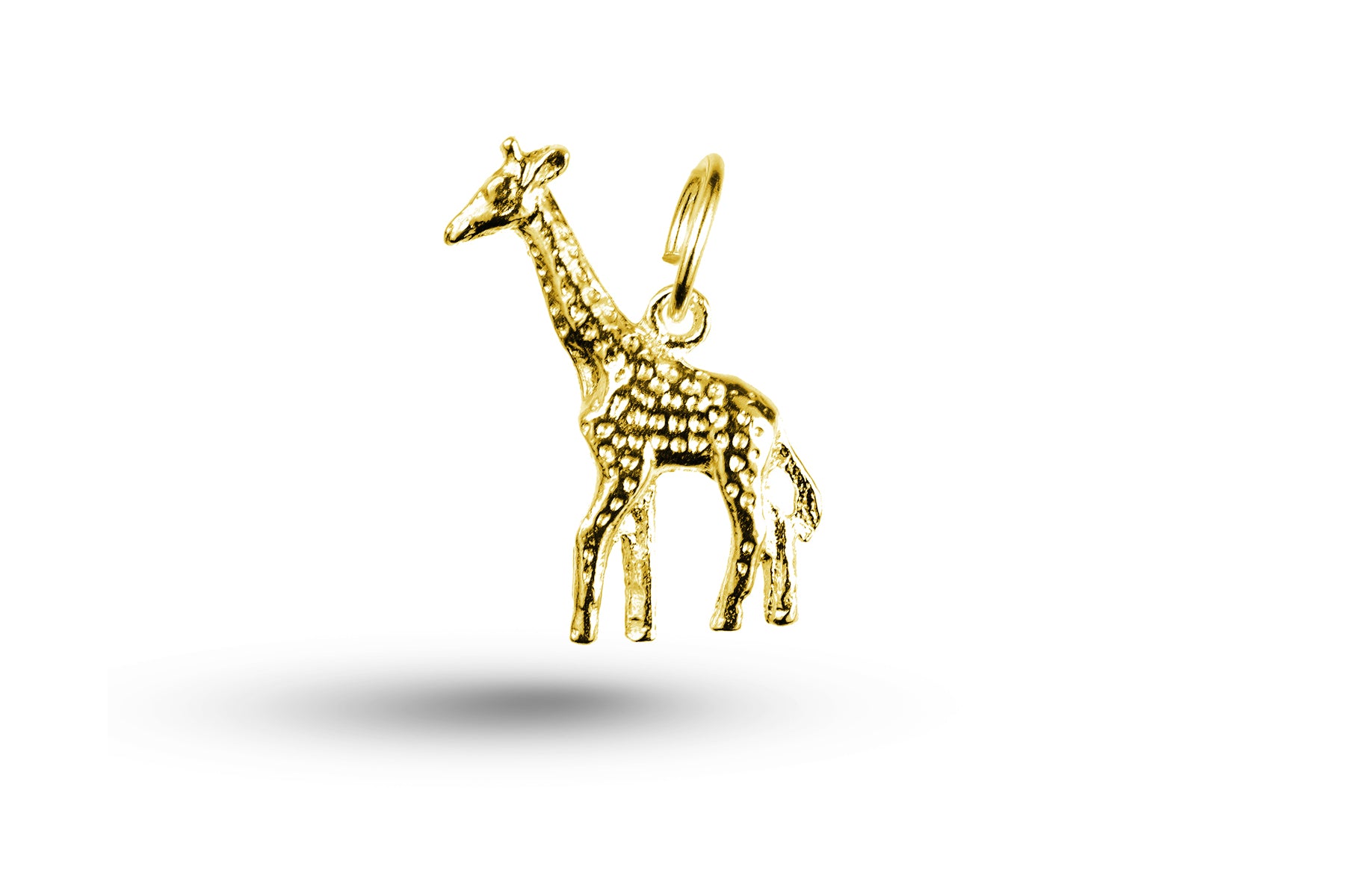 Yellow gold Giraffe charm.