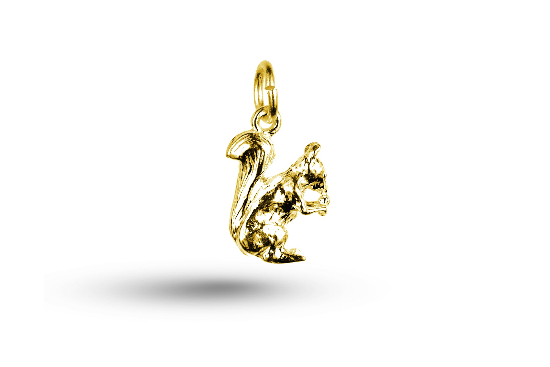 Yellow gold Squirrel charm.
