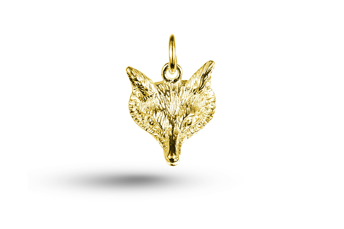 Yellow gold Fox Head charm.
