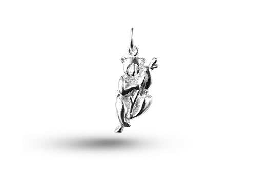 White gold Koala Bear charm.