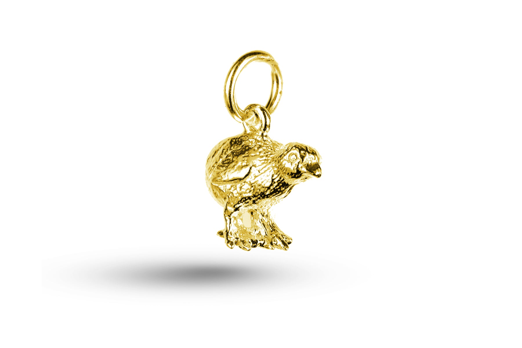 Luxury yellow gold Chick charm.