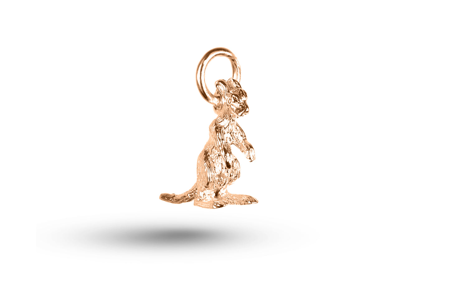 Rose gold Kangaroo charm.