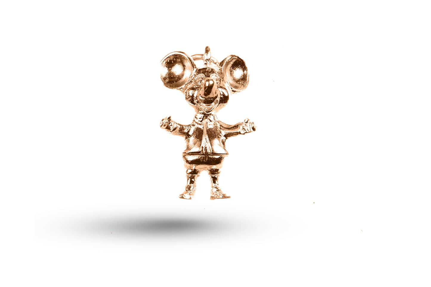 Rose gold Topo Mouse charm.