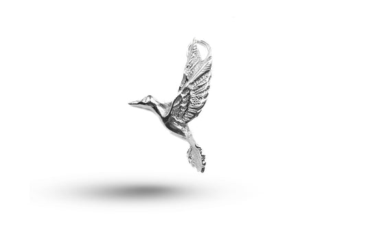 White gold Humming Bird charm.