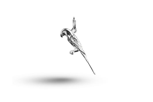 White gold Parrot charm.