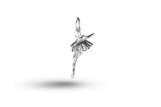 White gold Flamingo charm.