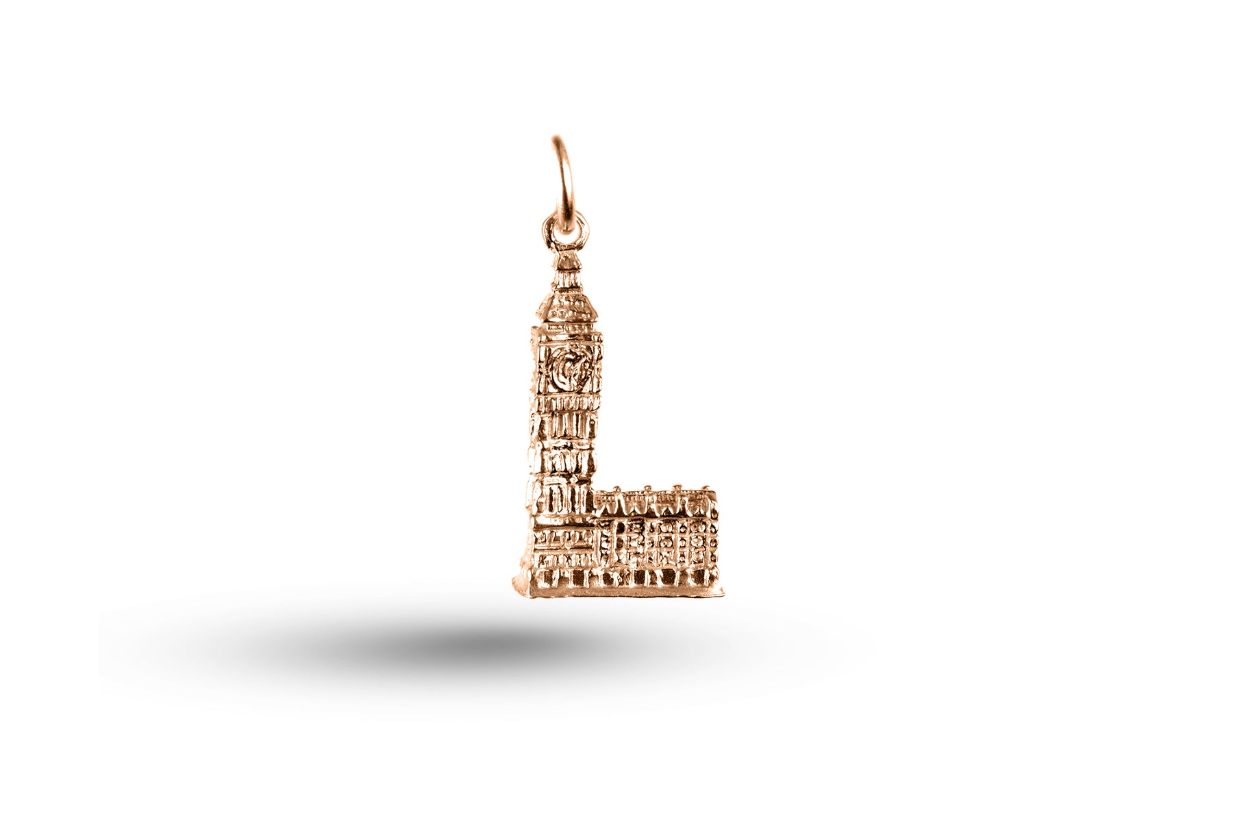 Luxury rose gold Big Ben charm.