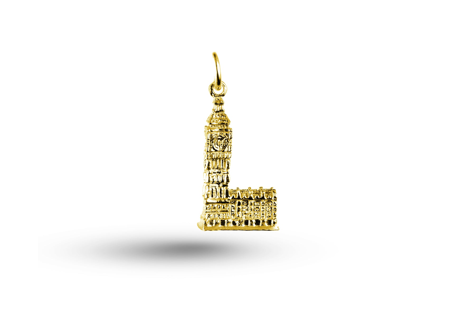 Luxury yellow gold Big Ben charm.