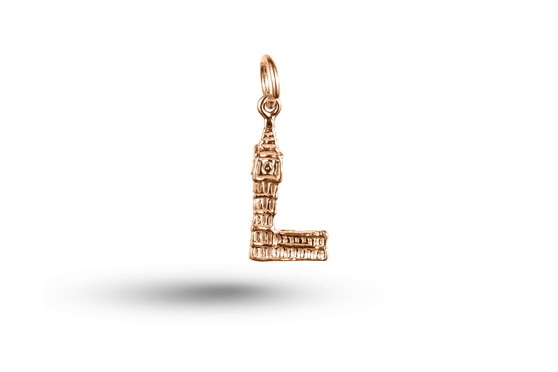 Luxury rose gold Big Ben charm.