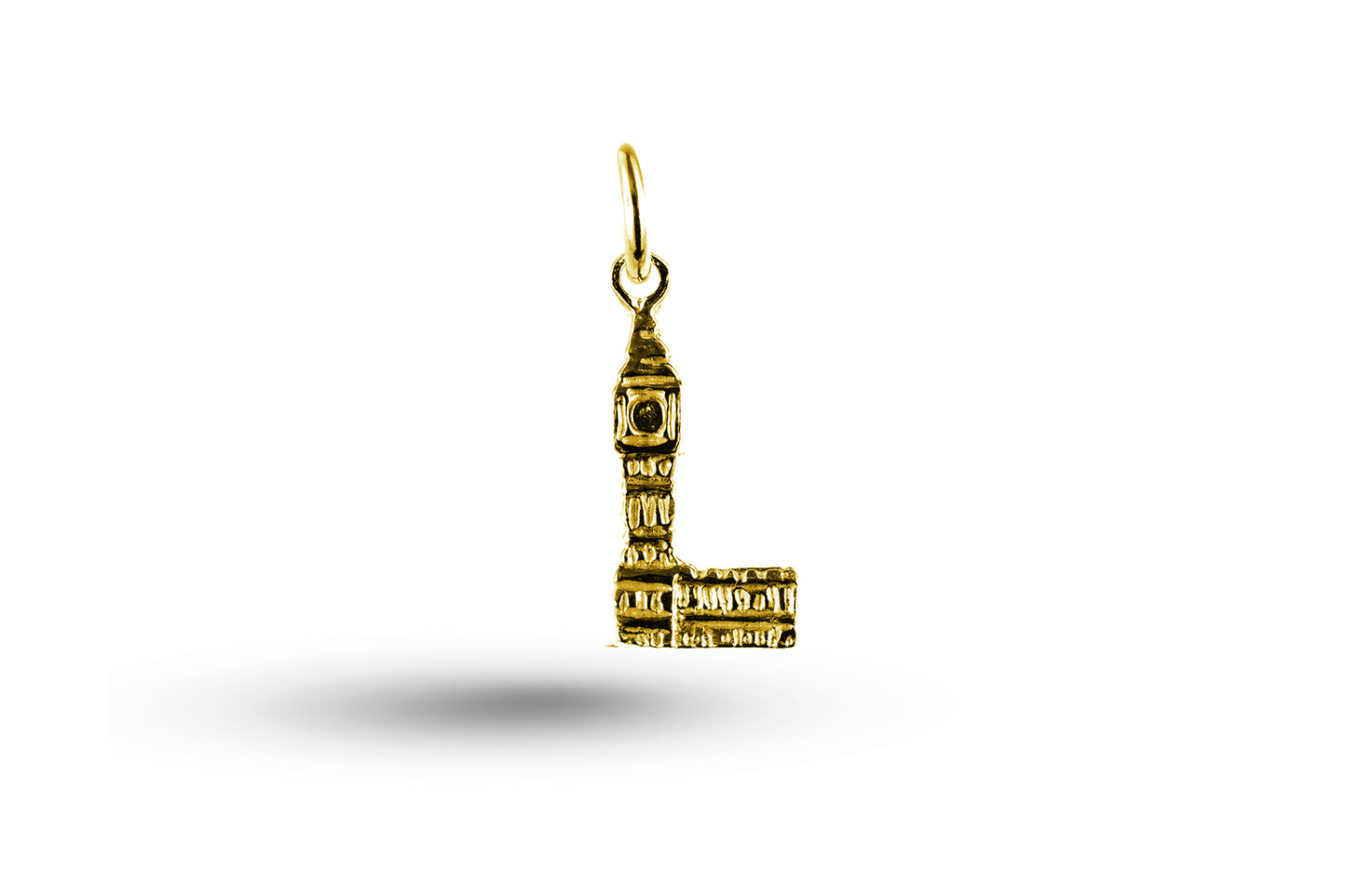 Yellow gold Big Ben charm.