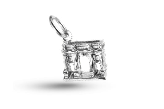 White gold Marble Arch charm.