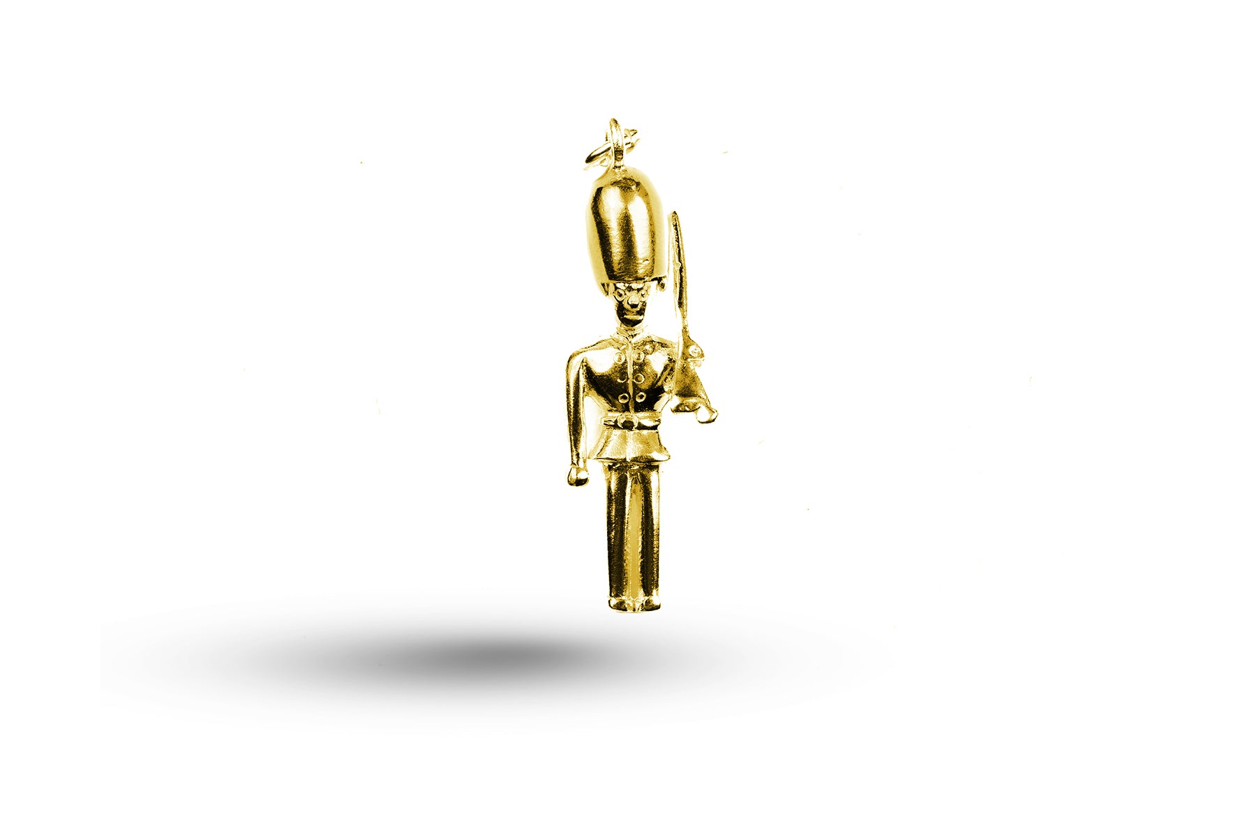 Yellow gold Palace Guard charm.