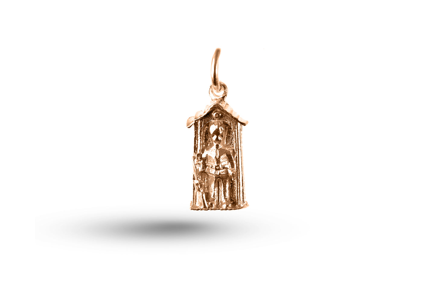 Rose gold Guard in Box charm.