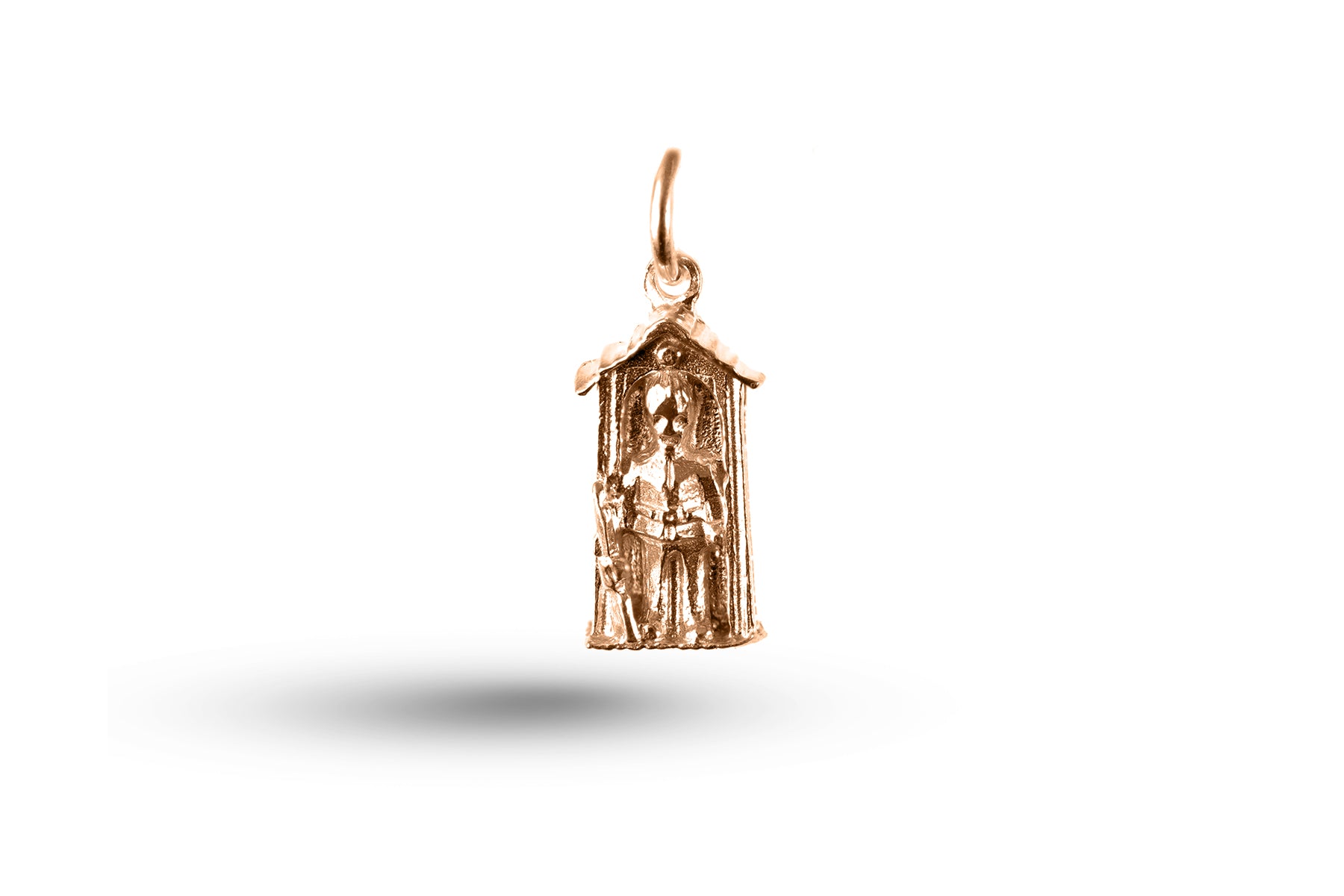 Rose gold Guard in Box charm.