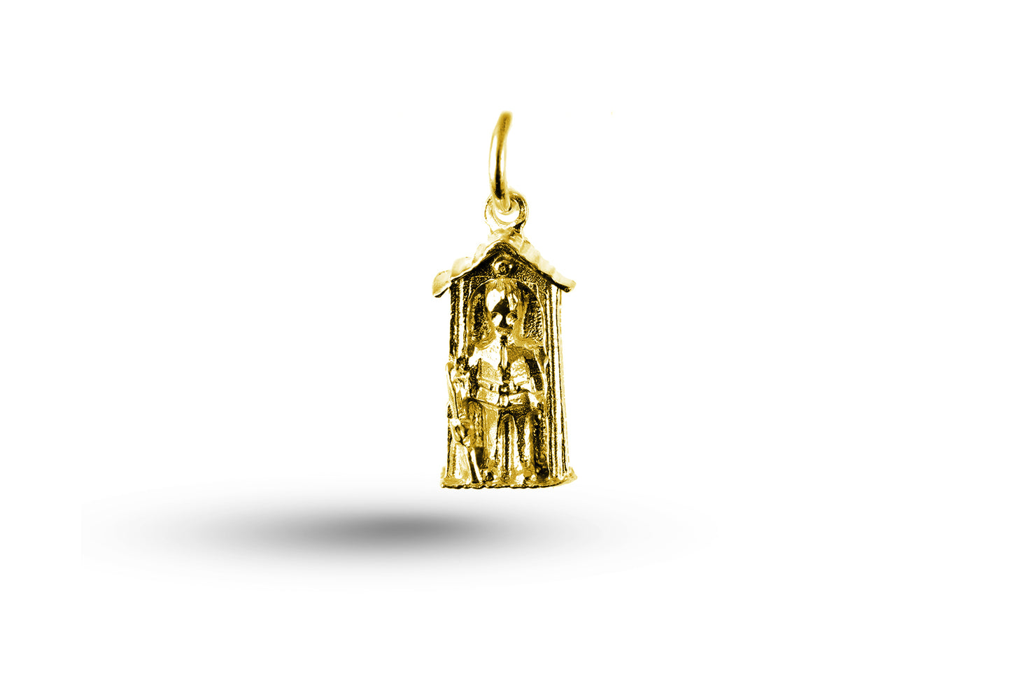 Yellow gold Guard in Box charm.