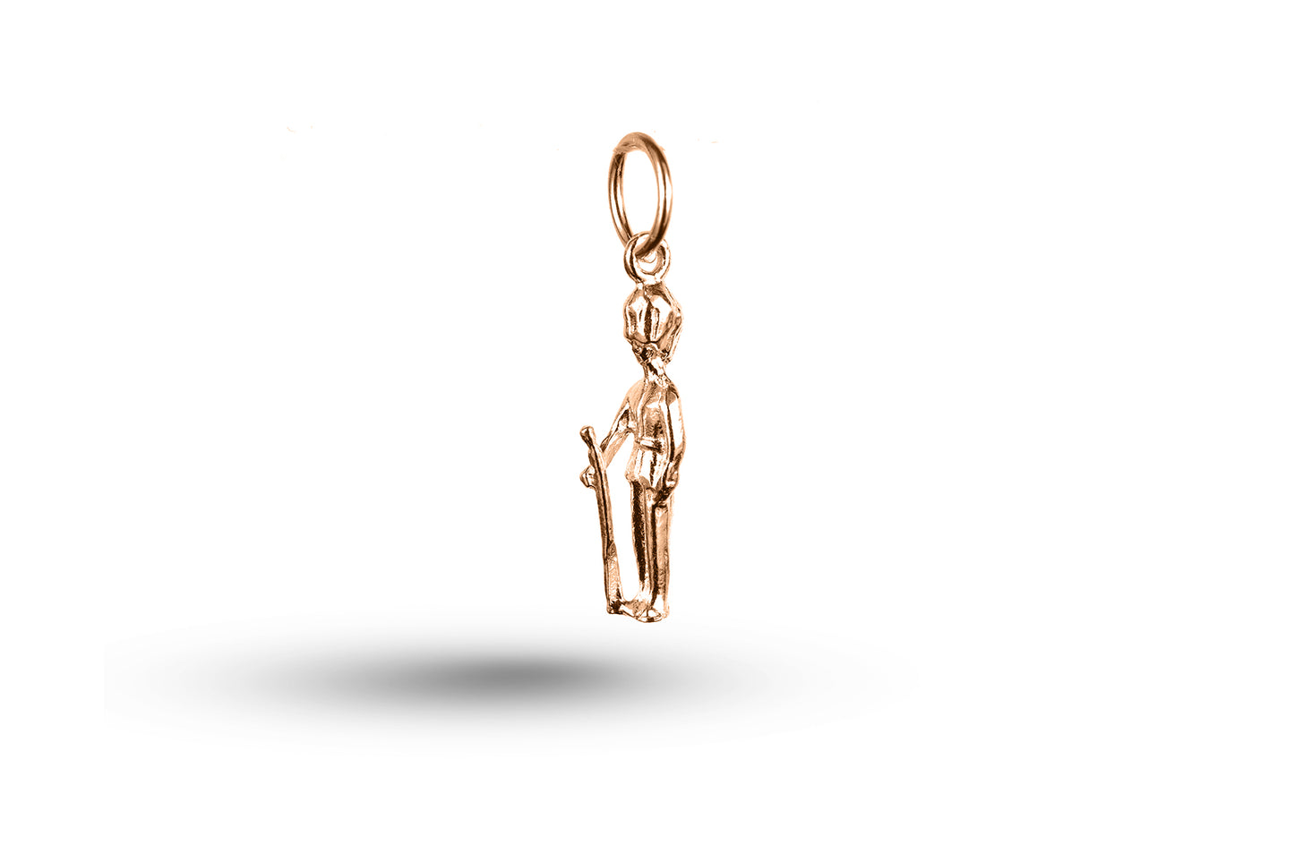 Rose gold Guard charm.