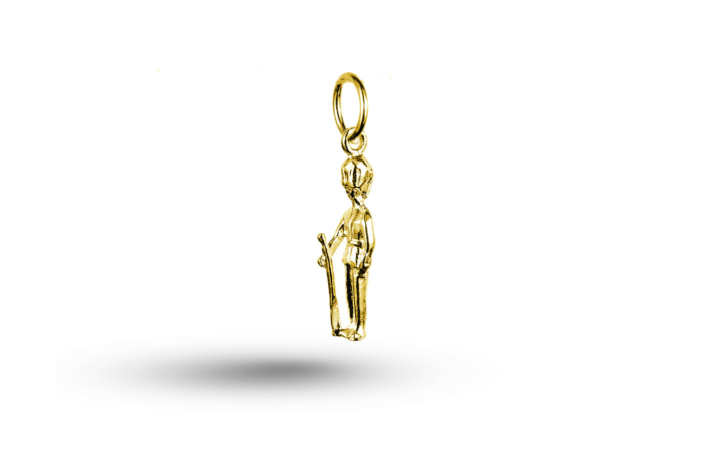 Yellow gold Guard charm.